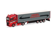 Herpa 320498 - H0 - MAN TGX GX Gardinenplanen-Sattelzug Hebeis Transporte